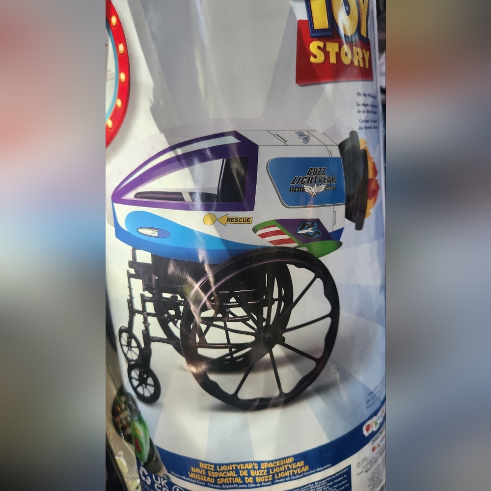 Buzz Lightyear Spaceship Wheelchair Cover